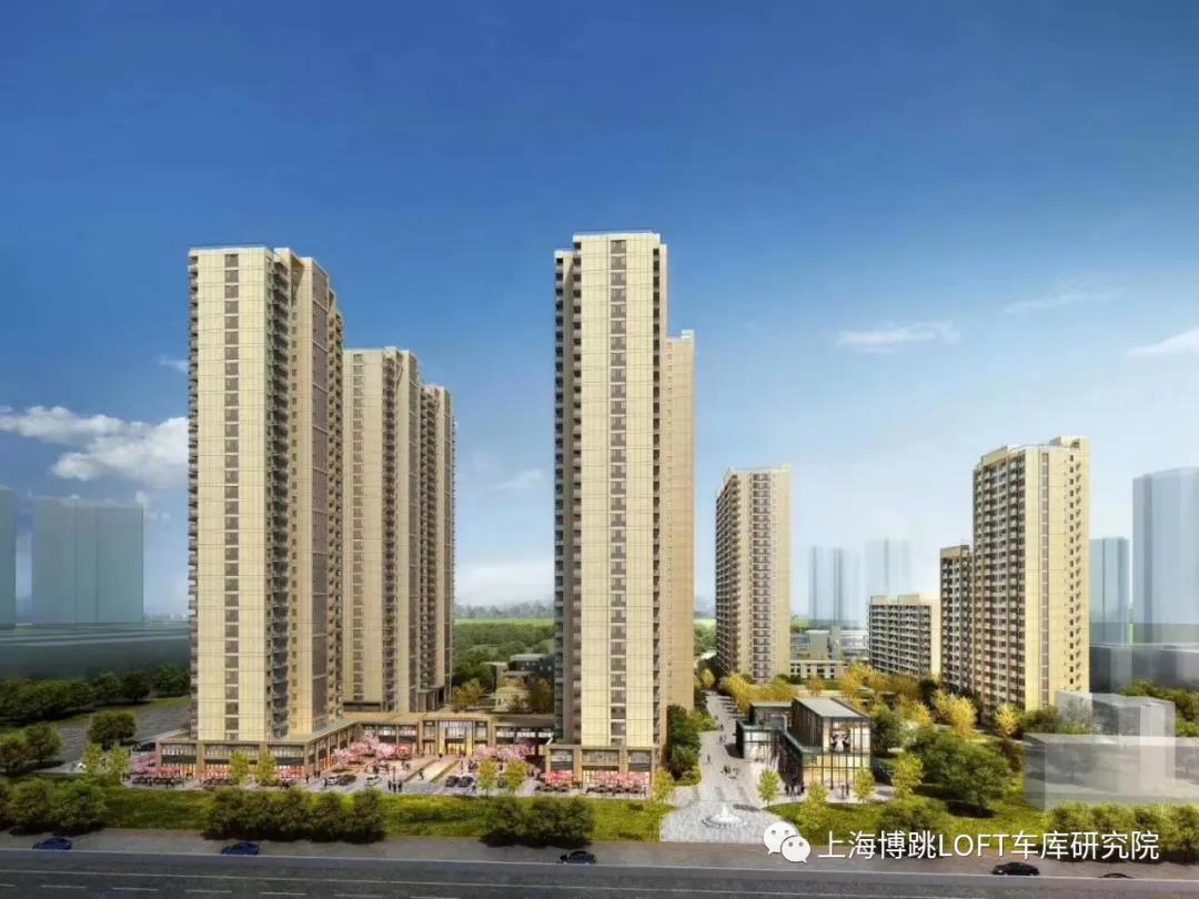 蛟河采用了LOFT车库武汉当代集团春风十里项目现已结构封顶！